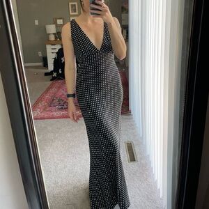 Polka dot maxi dress princess Polly size 6